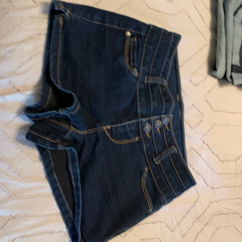Blue Spice Jean Shorts